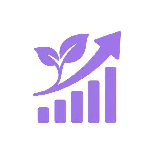 Financial dashboard showing wealth growth charts and calculators